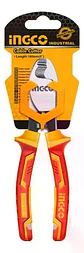 Alicate Corta Cables Aislado 6 Pulgadas Ingco Industrial  Amarillo Y Rojo - Miniatura 10