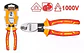 Alicate Corta Cables Aislado 6 Pulgadas Ingco Industrial  Amarillo Y Rojo - Miniatura 12