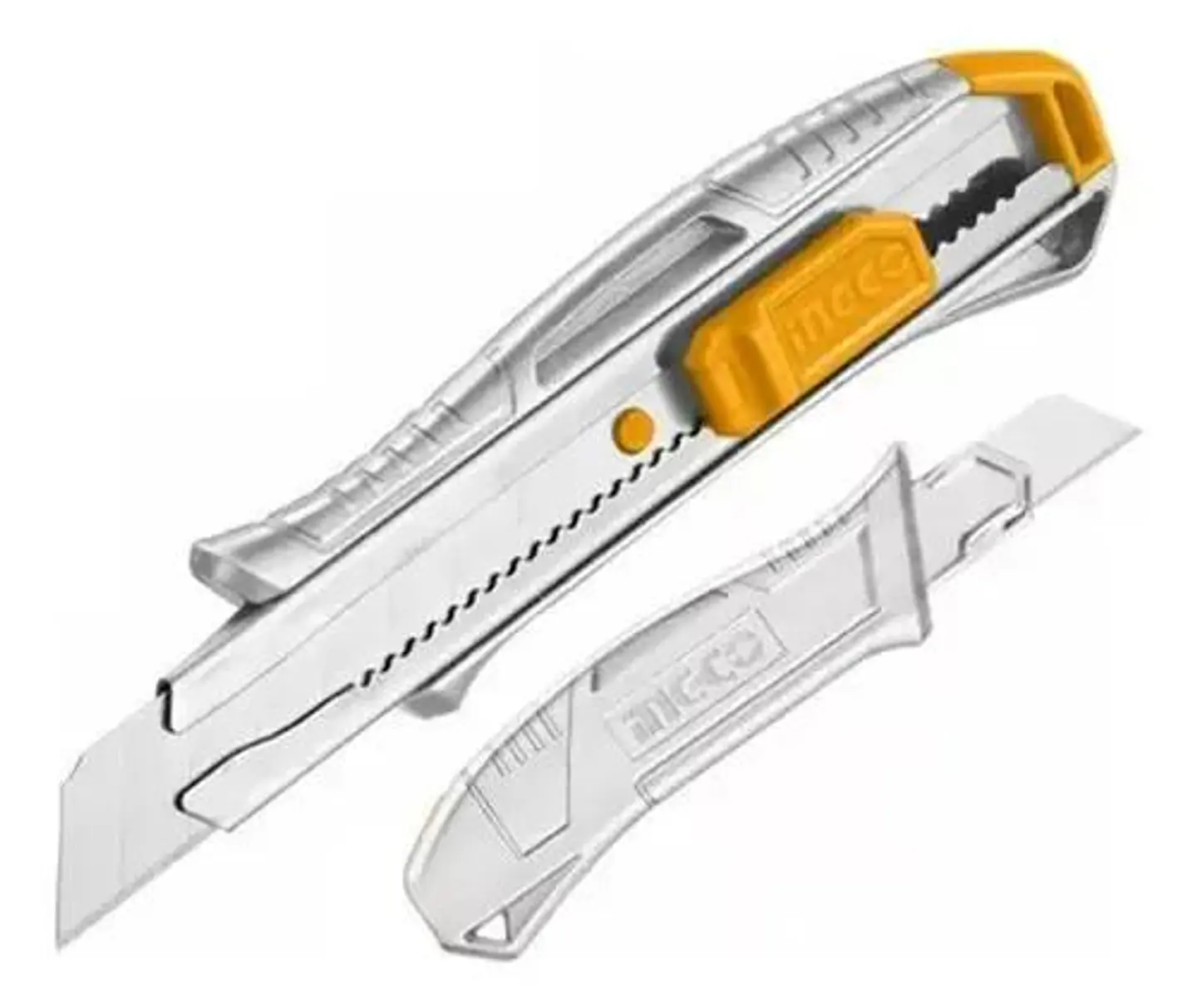 Corta Cartón Cartonero Exacto Cuchillo Ingco Aluminio 9