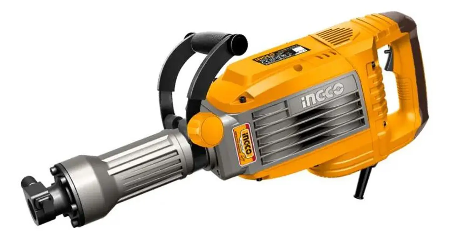 Martillo Demoledor Industrial Ingco 1700w Sds Hex 50 Joules Plateado 11