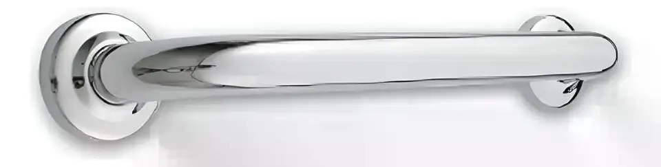 Barra Seguridad Recta Ducha Baño 60 Cm X 3,2 Cm Inoxidable Plateado Gris 11