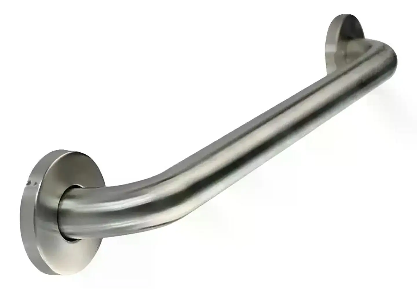 Barra Seguridad Recta Ducha Baño 60 Cm X 3,2 Cm Inoxidable Plateado Gris 12
