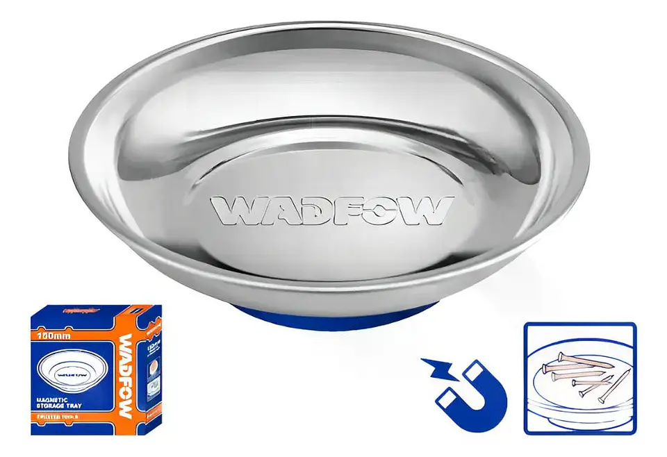 Bandeja Magnetica Circular Redonda 150mm Wadfow Wmc6001 12