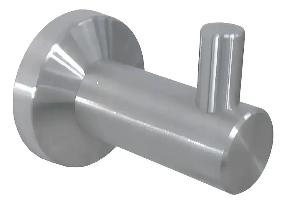 Perchero Toallero De Pared Taumm Swertt Cromado Baño Moderno Gris 6