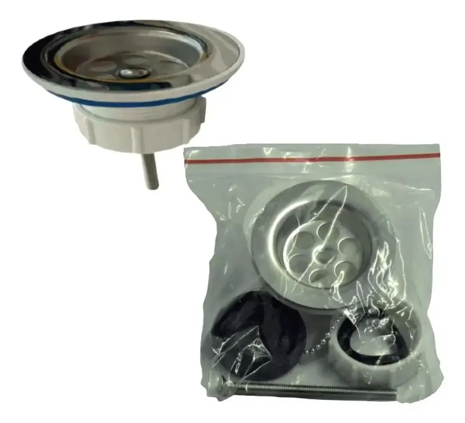 Desague Lavatorio 1.1/4 Pulgadas Plastico Taumm Blanco Blanco 7