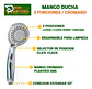 Mango Ducha Maneral Challa Cromado 1/2 He Freiburg Taumm Plateado Cromado Plata Cromado - Miniatura 4