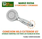 Mango Ducha Maneral Challa Cromado 1/2 He Freiburg Taumm Plateado Cromado Plata Cromado - Miniatura 5