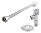 Kit Flexible Llave Angular 1/2 X 15/16 X 35cm Taumm - Miniatura 6