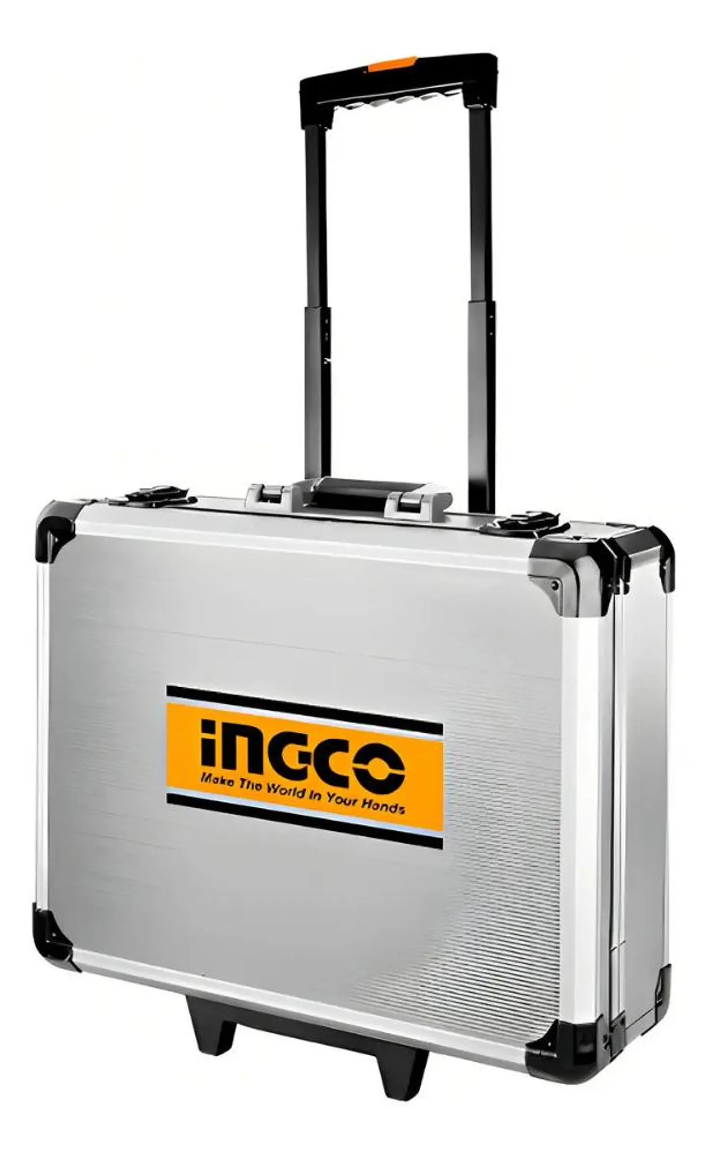 Caja Maleta De Herramientas Manuales Ingco 147 Ac Industrial Plateado 12