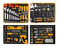 Caja Maleta De Herramientas Manuales Ingco 147 Ac Industrial Plateado - Miniatura 14