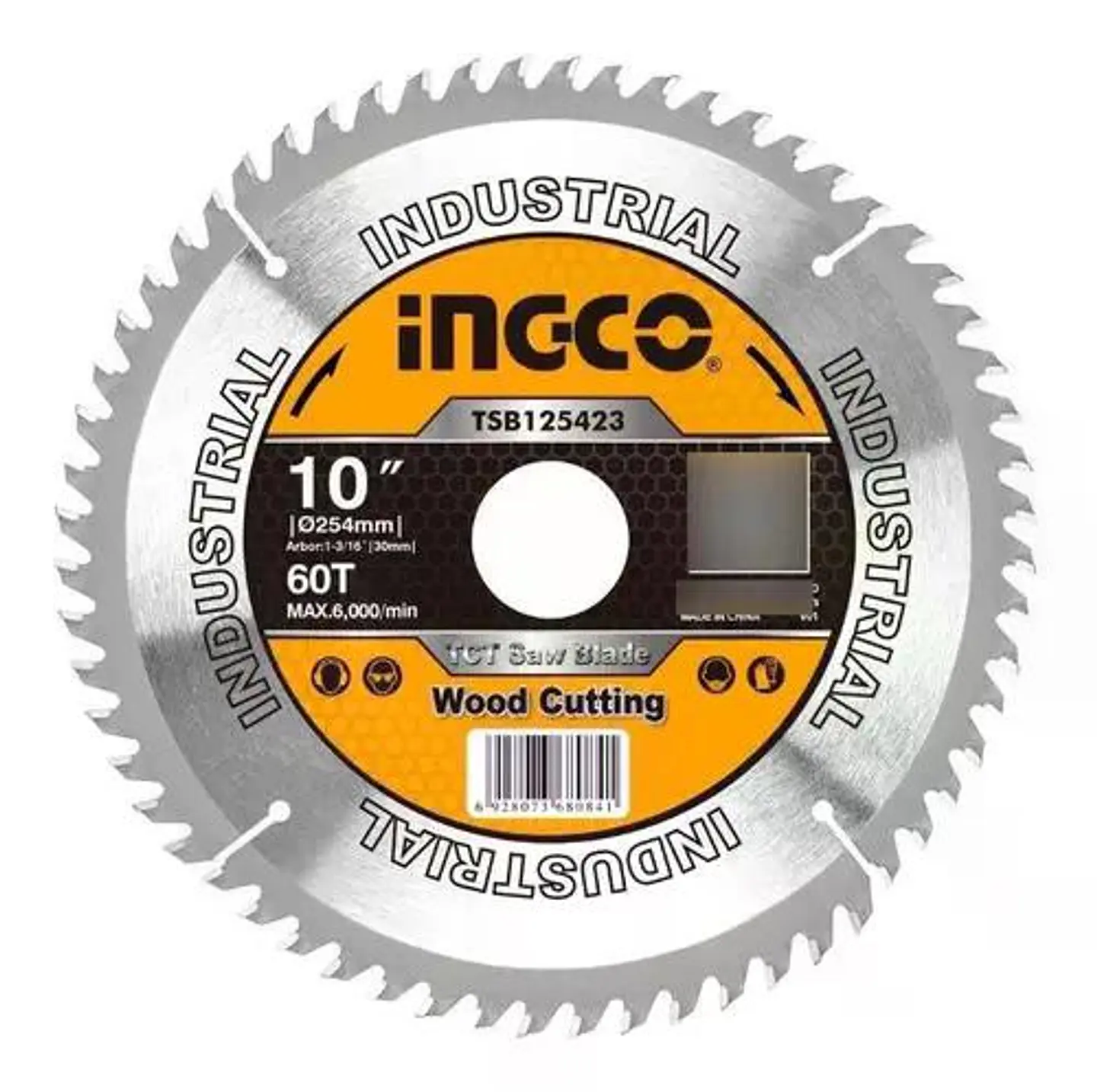 Disco Sierra Ingleteadora Industrial Ingco 60t 10 Pul 254 Mm Plata 4