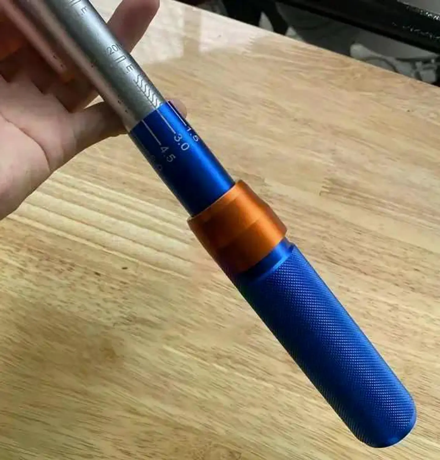 Llave De Torque Torquimetro Dinamométrica 10-60nm 3/8 Wadfo Azul Azul 13