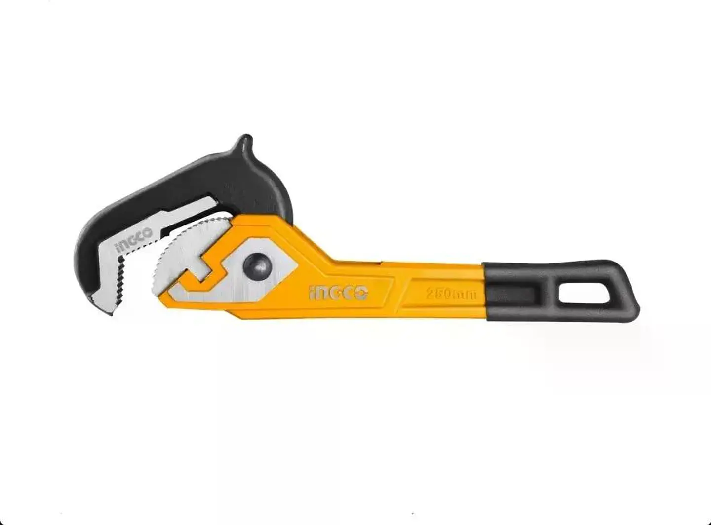 Llave Para Tubería Autoajustable Ingco 10 Pulgada Industrial Naranja Oscuro 10
