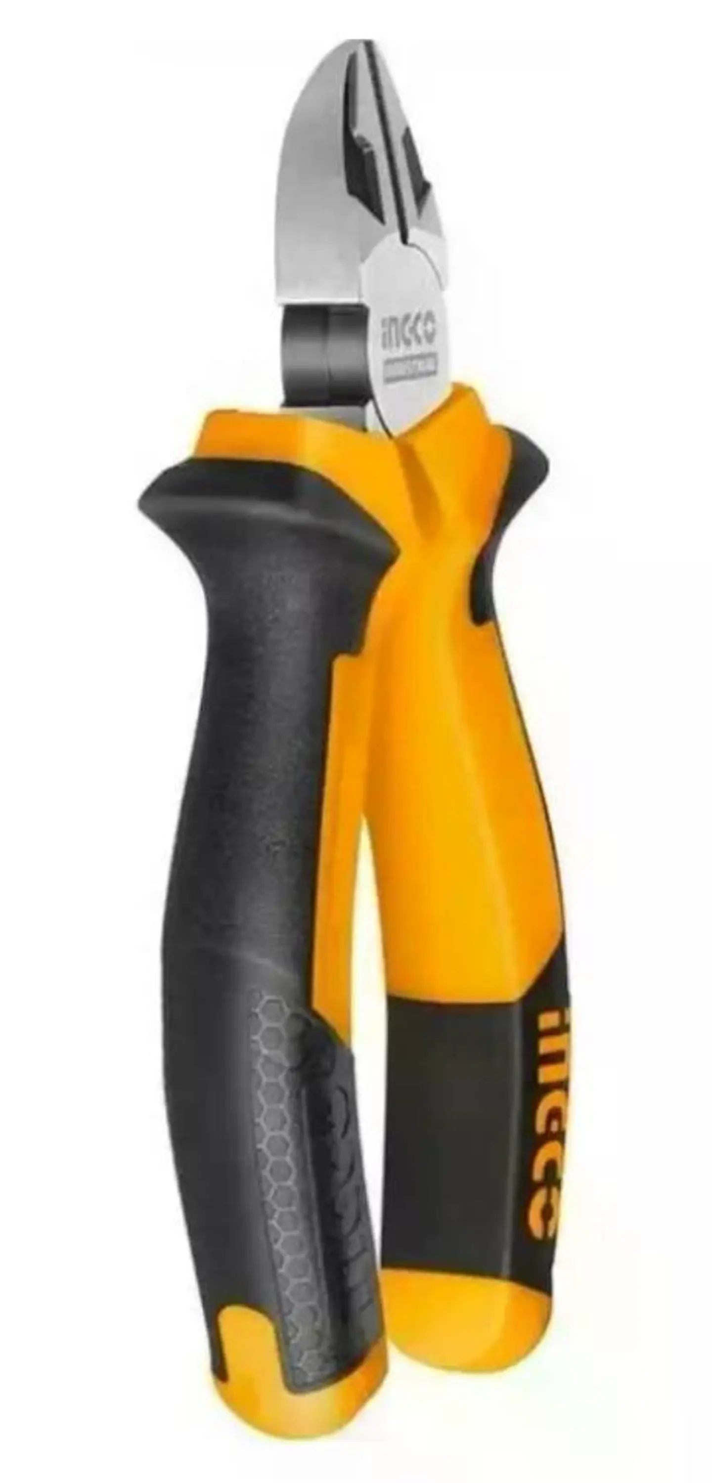 Alicate De Corte Diagonal Industrial Ingco 6 PuLG Hdcp28168 Naranjo/negro 15