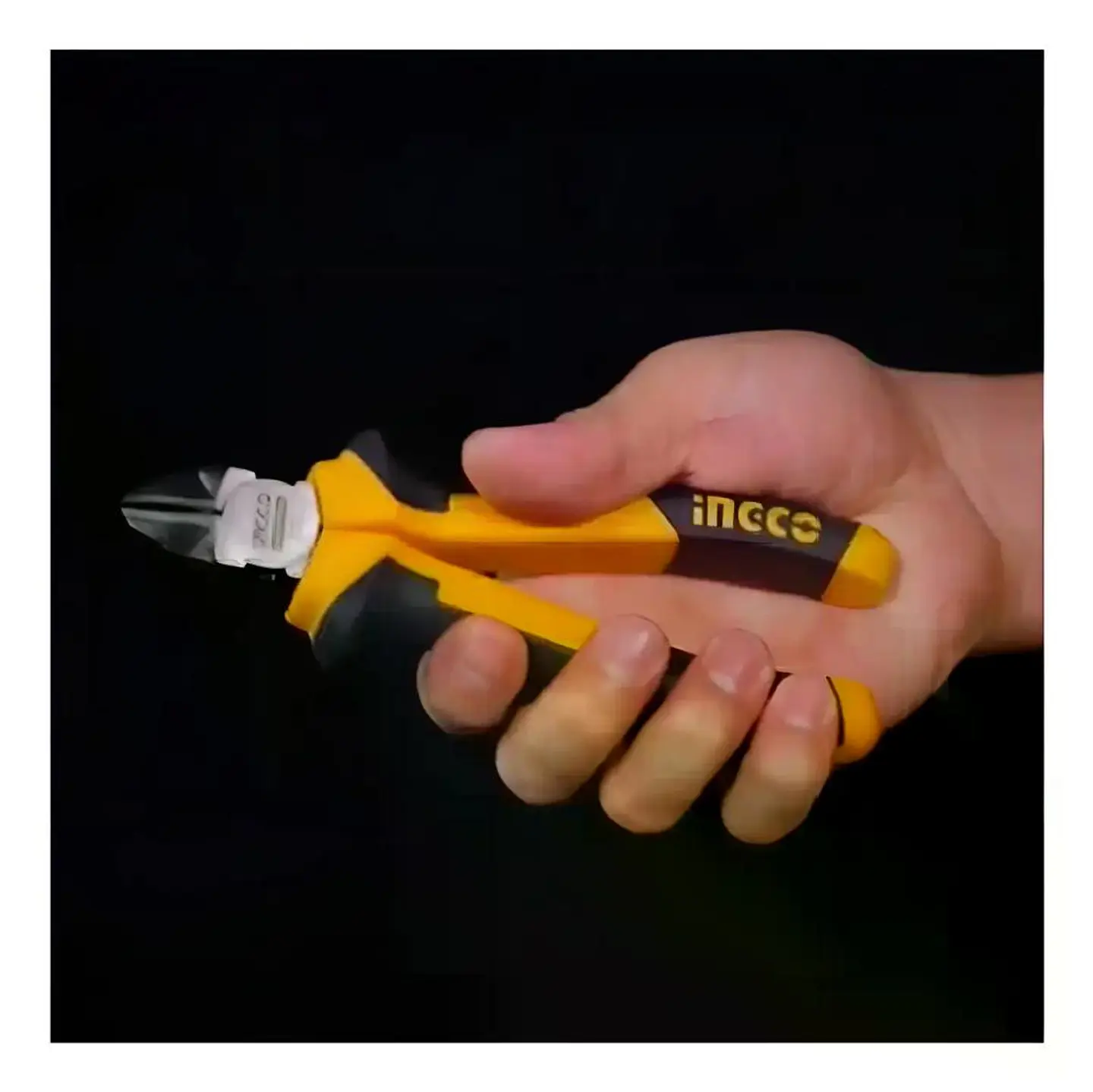Alicate De Corte Diagonal Industrial Ingco 6 PuLG Hdcp28168 Naranjo/negro 18