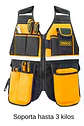 Chaleco Portaherramientas Industrial Ingco 7 Bols Htvt0901 Negro - Miniatura 12