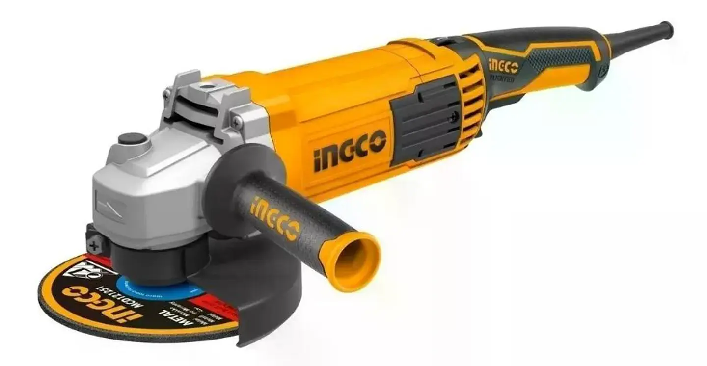 Esmeril Angular Eléctrico Ingco 1500 W 125 Mm Industrial  Naranja 50 Hz 60 Hz 6