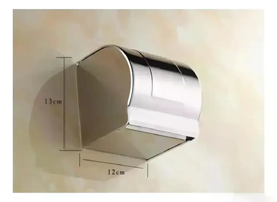 Porta Papel Higiénico Wc Metalico Redondo 10