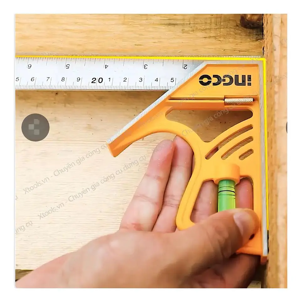 Escuadra De Combinación Magnética Ingco 300mm Naranja Naranja Oscuro 18