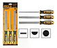 Set Limas Industrial Para Madera 3 Piezas Ingco Hktfw0308 - Miniatura 7