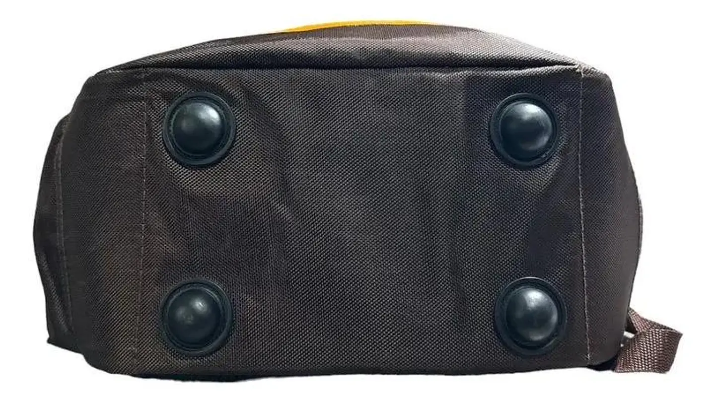 Mochila Porta Herramienta Industrial Ingco 46x38x17 Hbp01028 Naranjo/café 11