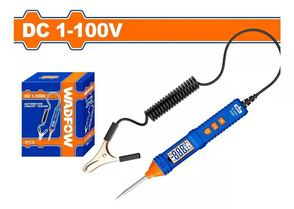 Probador De Corriente Automotriz Wadfow Dc 1-100v Wtp5501 10