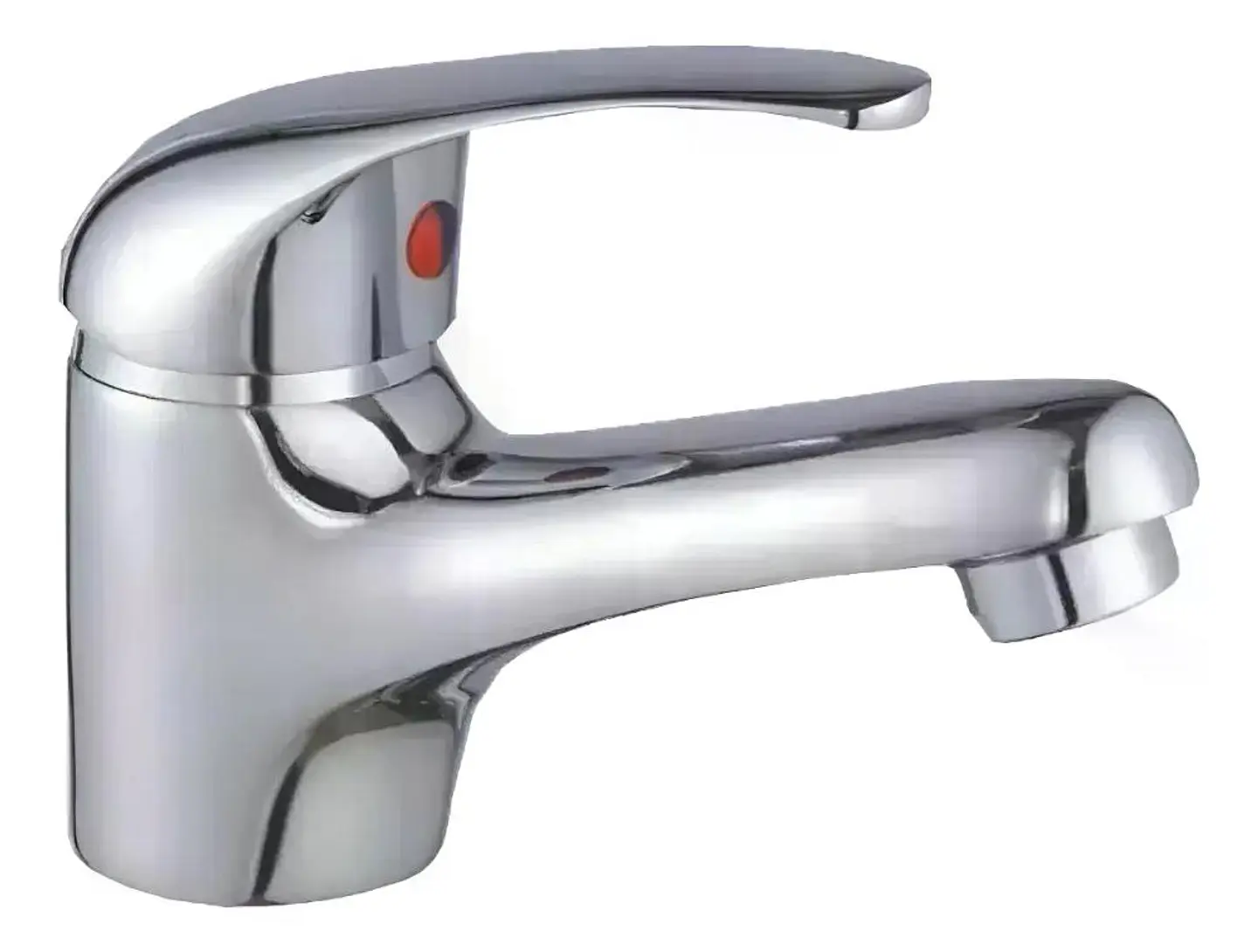 Llave Monomando Lavatorio Colomba Taumm Cromado Plateado Plateado Cromado 11