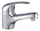 Llave Monomando Lavatorio Colomba Taumm Cromado Plateado Plateado Cromado - Miniatura 11