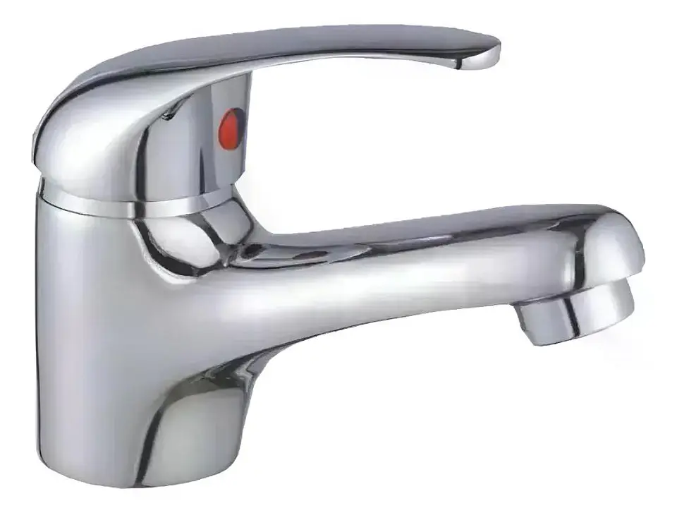 Llave Monomando Lavatorio Colomba Taumm Cromado Plateado Plateado Cromado 11