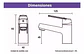 Llave Monomando Lavatorio Colomba Taumm Cromado Plateado Plateado Cromado - Miniatura 14