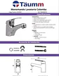 Llave Monomando Lavatorio Colomba Taumm Cromado Plateado Plateado Cromado - Miniatura 15