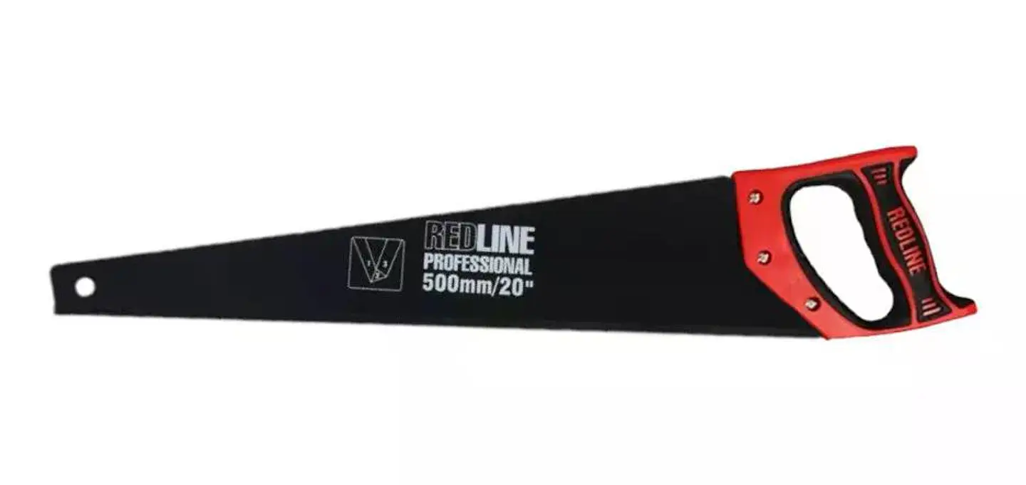Serrucho Carpintero Redline 20 Pulgadas (500 Mm) Negro 8