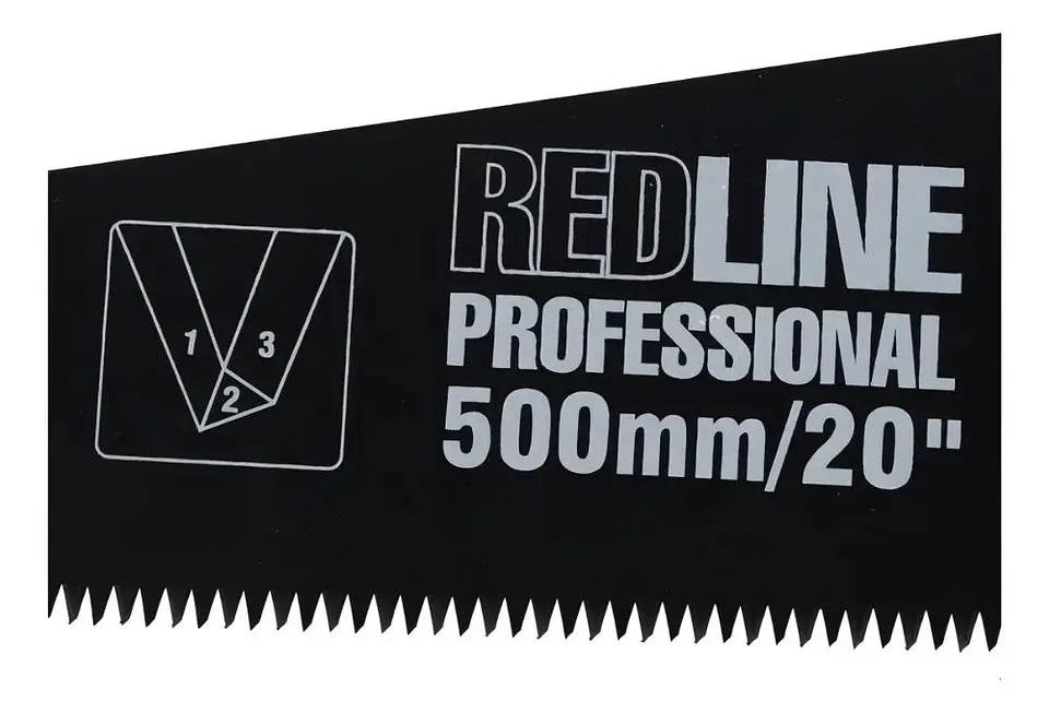Serrucho Carpintero Redline 20 Pulgadas (500 Mm) Negro 12