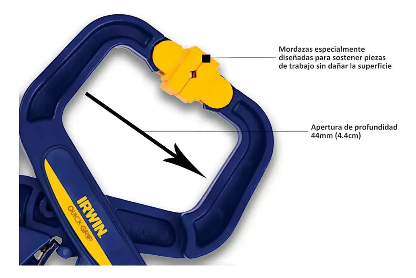 Prensa De Mano Handi Clamp 38mm 1.5 Irwin Quick-grip 59100cd 11