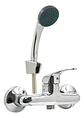 Llave Monomando Ducha Colomba Acabado Cromado Color Plateado Plata Cromado - Miniatura 7