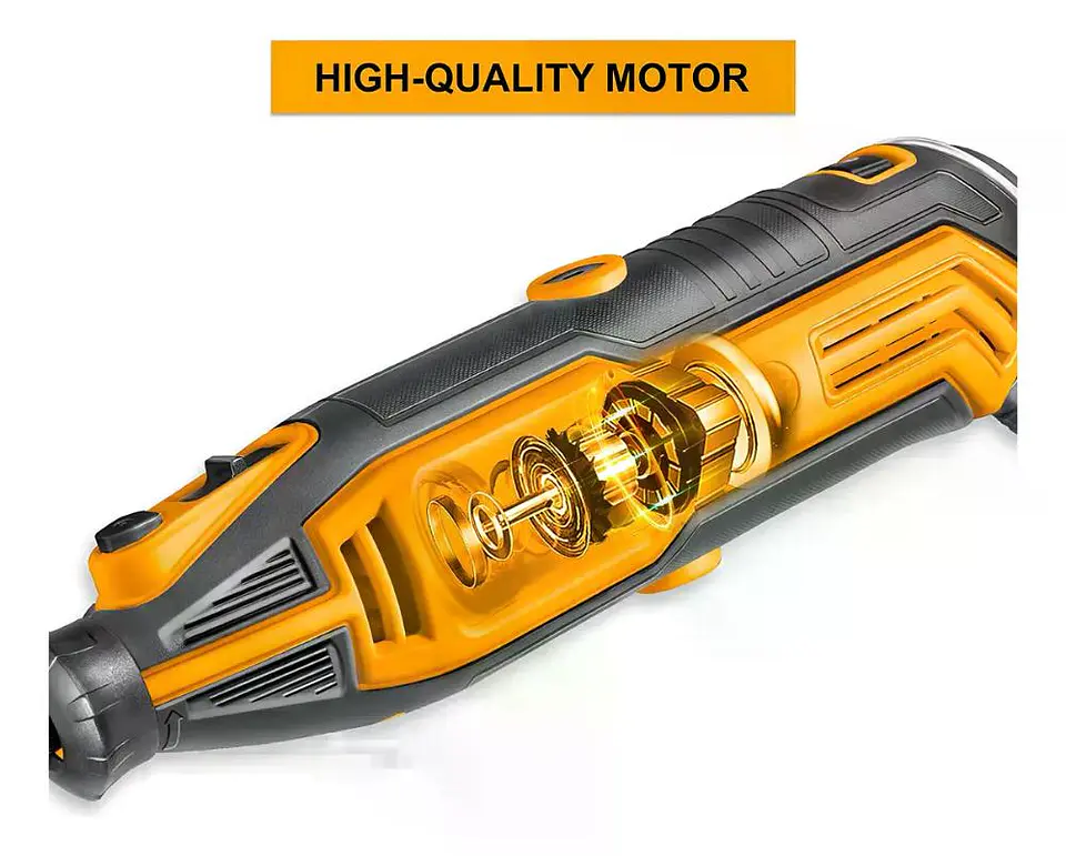 Mini Torno Multipropósito Ingco 130w + 109 Acc Mg13328 50/60 Hz 130 W 13