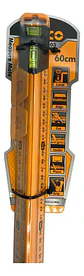 Regla Con Nivel De Burbuja Ingco 60 Cm Hsr36003 Multiuso - Miniatura 7