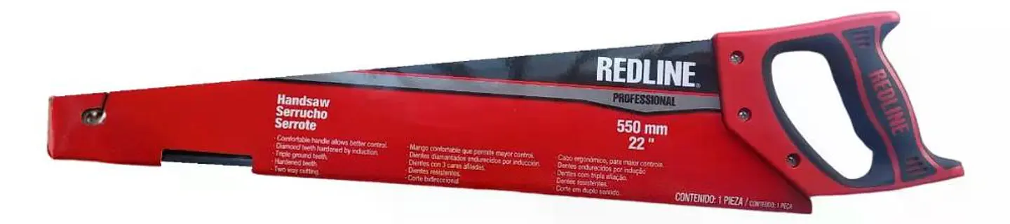 Serrucho Carpintero Redline 22 Pulgadas (550 Mm)  13