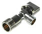 Llave Angular He-he 1/2 Pulgadas Taumm Con Adorno Pared - Miniatura 6