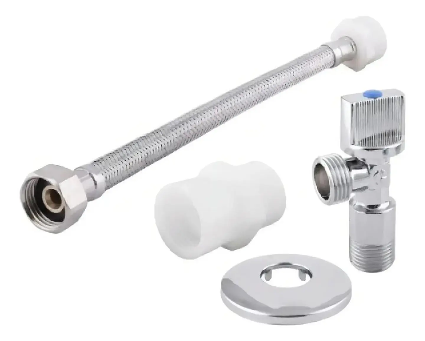 Kit Flexible Con Llave Angular 1/2 * 15/16 30cm Taumm 7