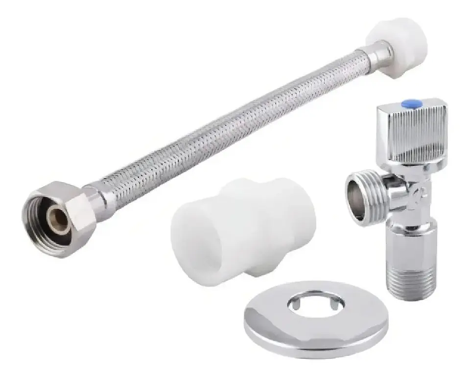 Kit Flexible Con Llave Angular 1/2 * 15/16 30cm Taumm 7