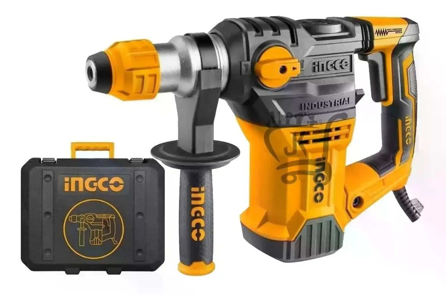 Rotomartillo Electrico 1500w Sds Plus Ingco 5.5j Rh150028-7 Marrón Oscuro 50/60 Hz 10