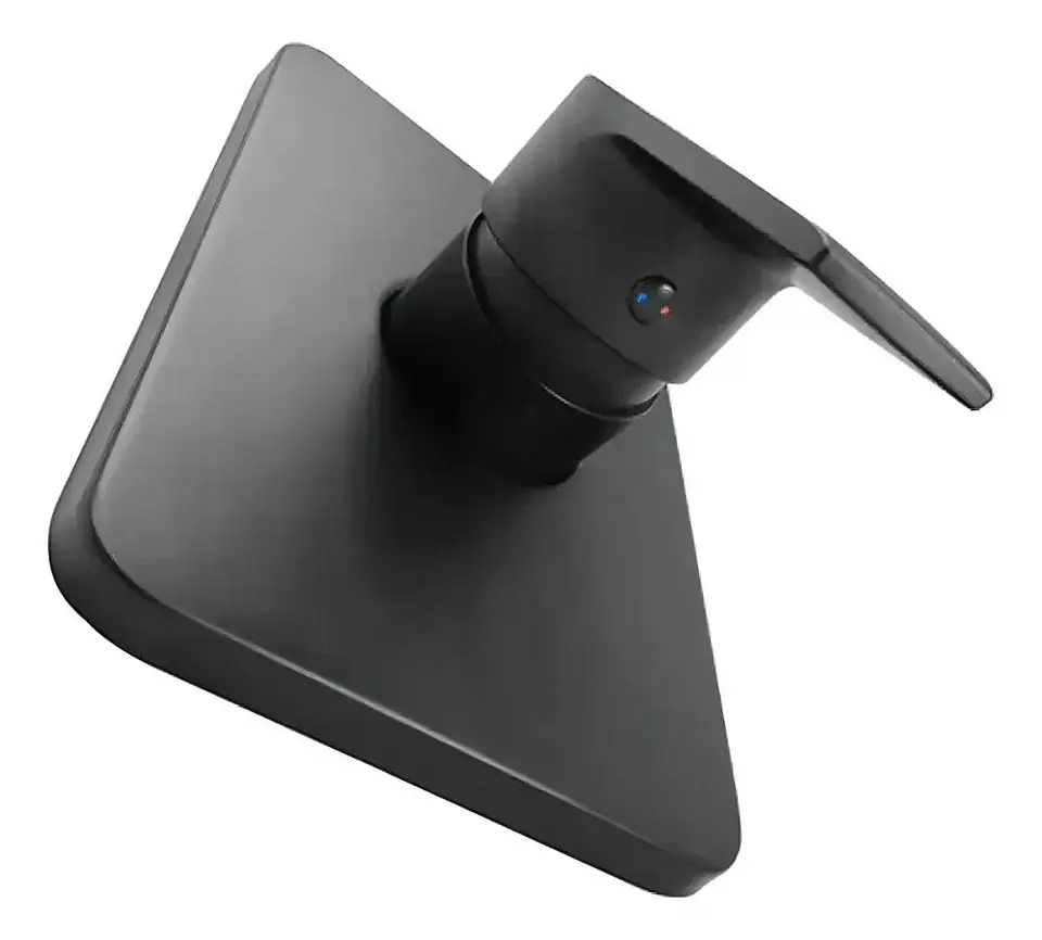 Monomando Ducha Empotrado Notte Acabado Mate Color Negro Negro Mate 10
