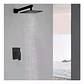 Monomando Ducha Empotrado Notte Acabado Mate Color Negro Negro Mate - Miniatura 15