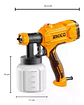 Pistola Para Pintar Eléctrica Ingco 450 W Industrial + Acces Naranja/negro - Miniatura 10