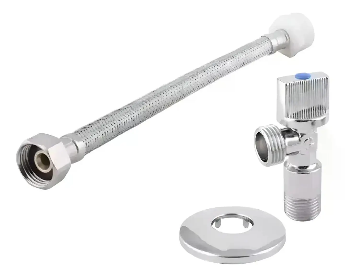 Kit Flexible Llave Angular 1/2 X 15/16 X 35cm Taumm 6