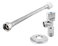 Kit Flexible Llave Angular 1/2 X 15/16 X 35cm Taumm - Miniatura 6