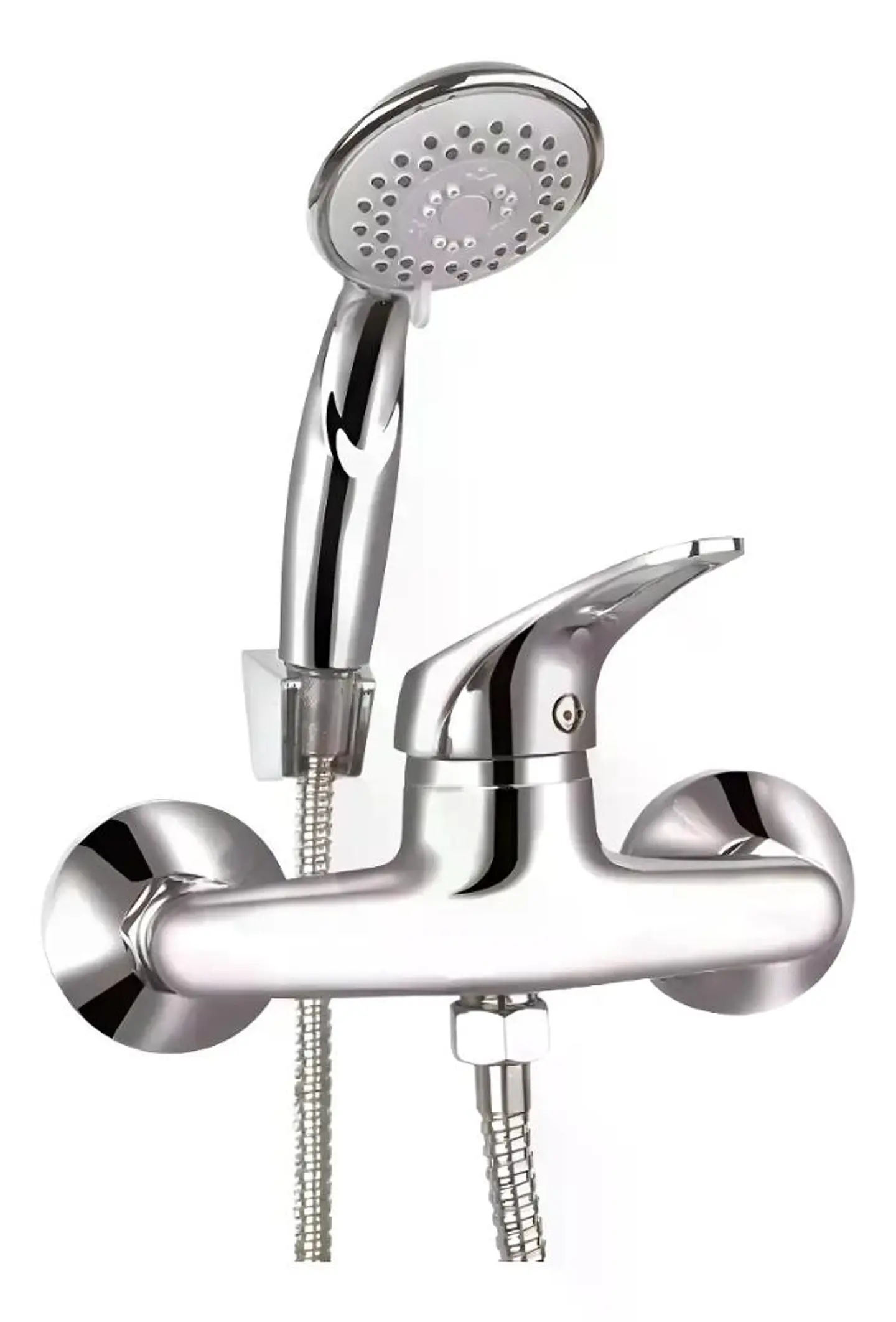 Llave Monomando Ducha Domenica Taumm Plata Cromado 6