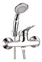 Llave Monomando Ducha Domenica Taumm Plata Cromado - Miniatura 6