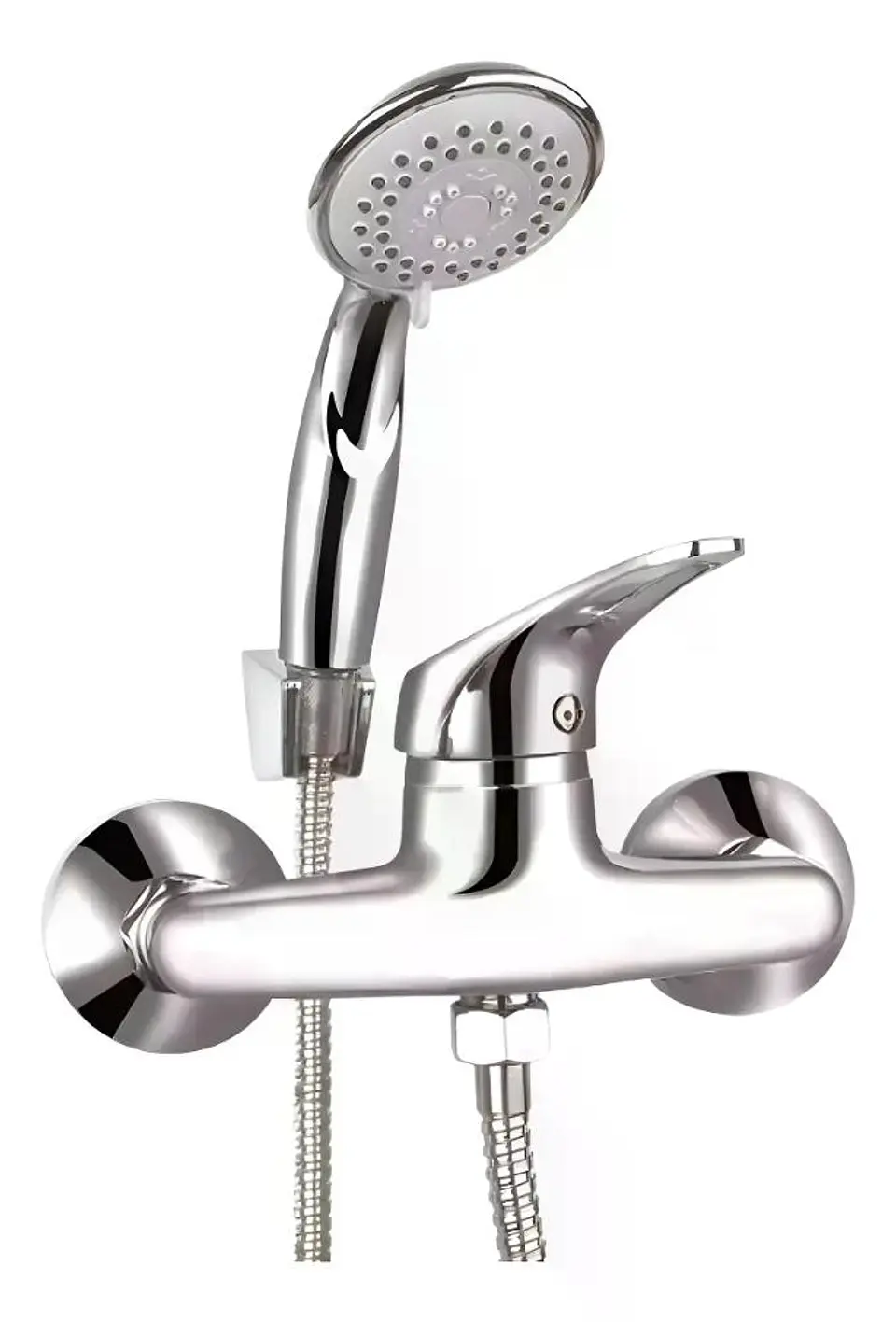 Llave Monomando Ducha Domenica Taumm Plata Cromado 6